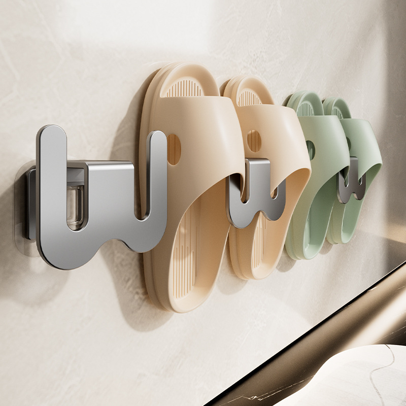 Bathroom slipper rack